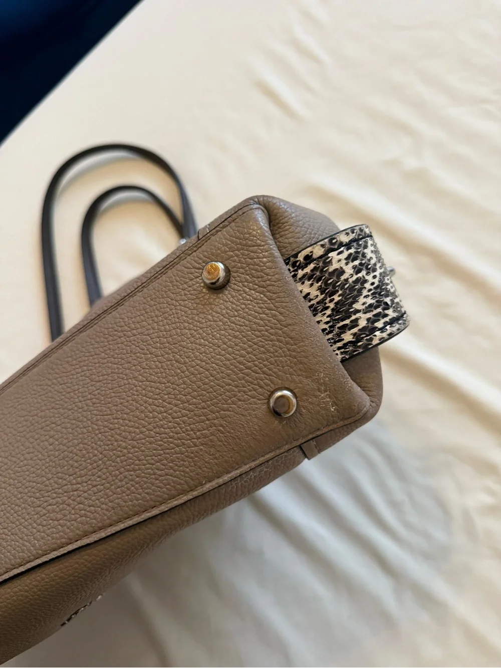 Coach sleek taupe